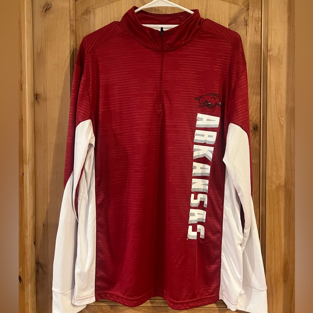 Men’s Arkansas Razorback 3/4 zip